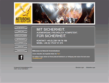 Tablet Screenshot of netuschil-sicherheit.de